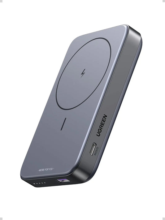UGREEN Magnetic Power Bank 10000mAh 15086 20W, Wireless, Space Gray Idealshop
