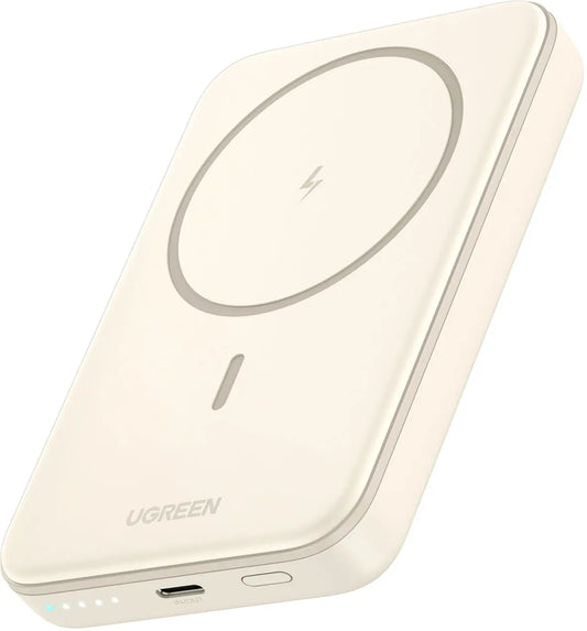 UGREEN Magnetic Power Bank 10000mAh 25208 20W,Wireless , Beige Idealshop