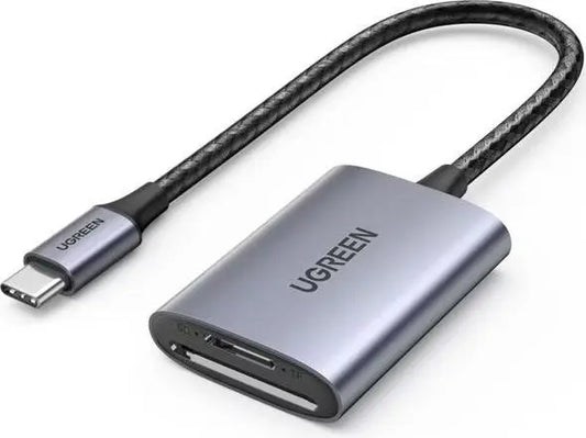 UGREEN Memory Card Reader 80888B USB-C to SD/TFAlu Case (BB) Idealshop