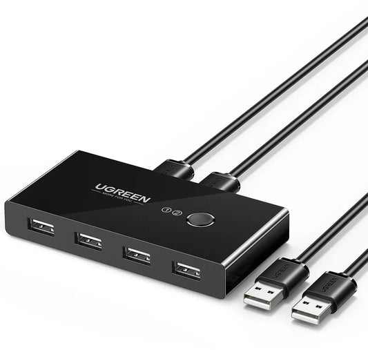 UGREEN Sharing Switch Box 30767 2in4 Out USB 2.0,(BB) Idealshop