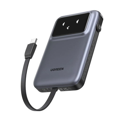 UGREEN Uno Power Bank 10000mAh 35603B 30W,Fastcharging,USB-C Cable Idealshop