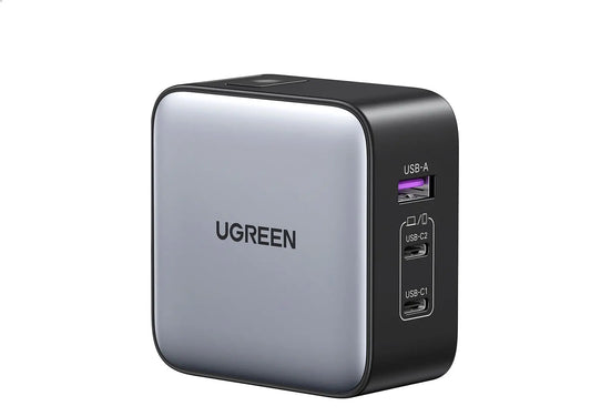 UGREEN Worldwide Travel Fastcharger 90409 65W,USB-A,2x USB-C,GaN Tech Idealshop