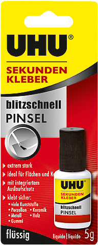 UHU       Sekundenkleber Pinsel