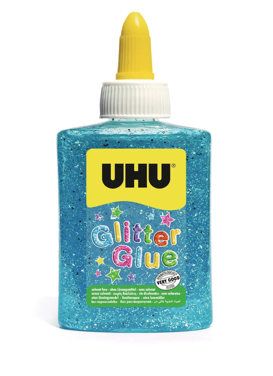 UHU Glitter Glue 49980 blau Idealshop
