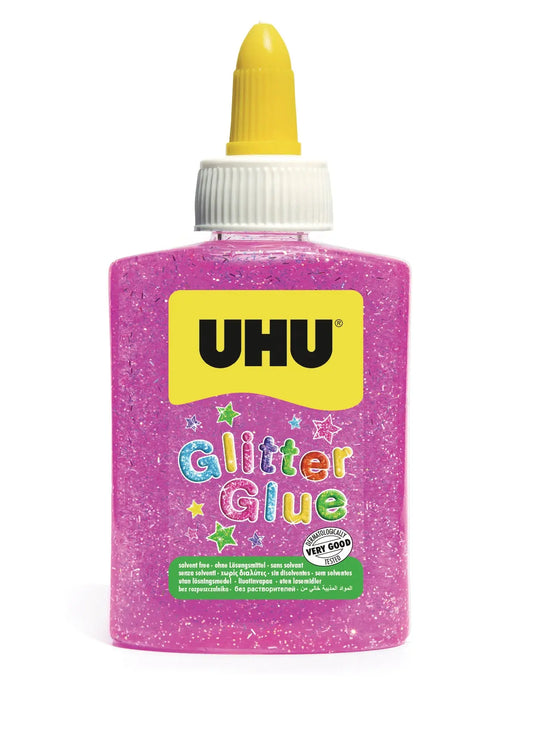 UHU Glitter Glue 49990 pink Idealshop