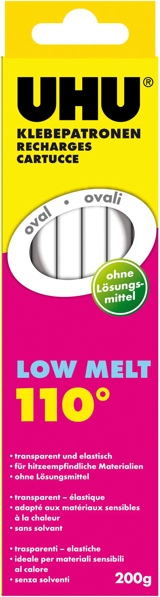 UHU Klebepatrone 48630 transparent 200g Idealshop