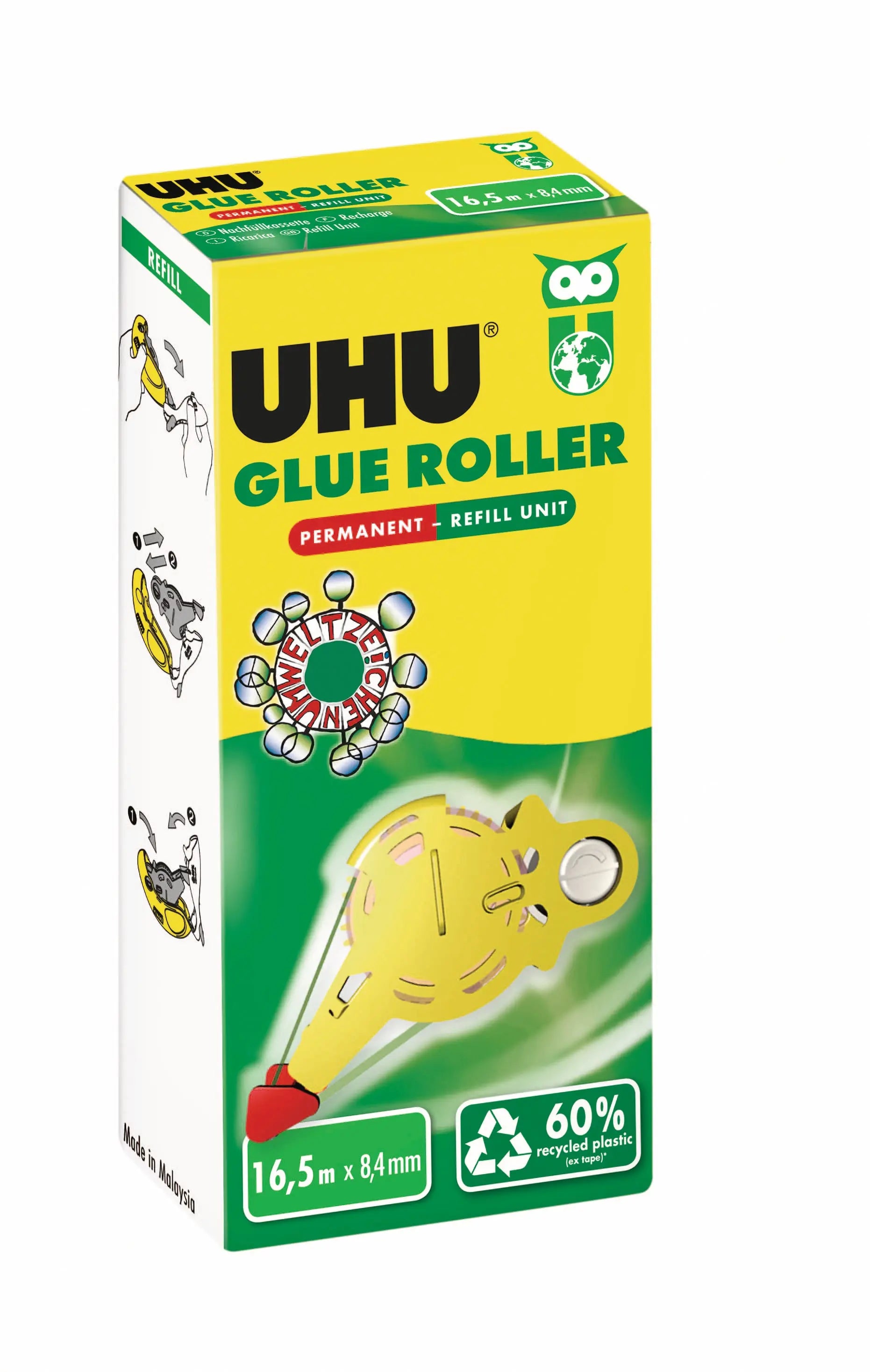 UHU       Kleberoller perm. Refill Unit Idealshop