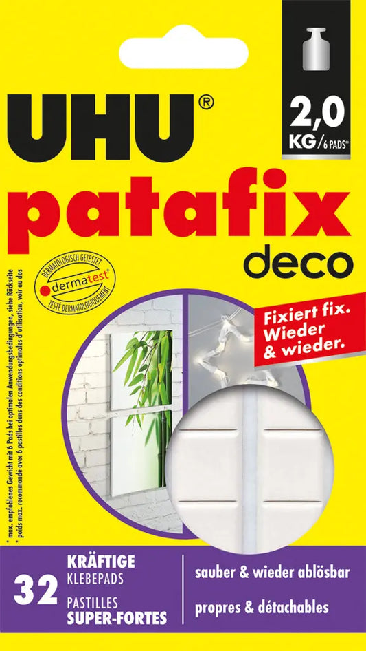 UHU Patafix Klebepads 47910 beige 32 Stück Idealshop
