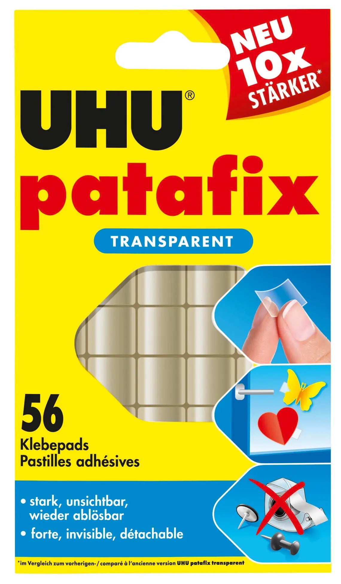 UHU Patafix Klebepads 48815 transparent 56 Stück Idealshop