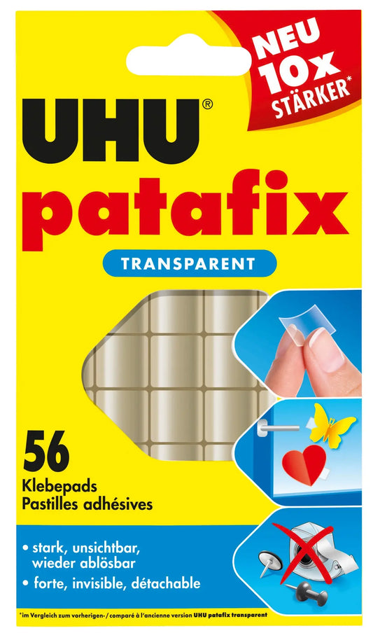 UHU Patafix Klebepads 48815 transparent 56 Stück Idealshop