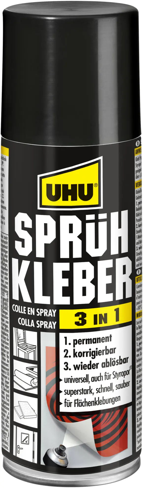 UHU Sprühkleber 48900 3 in 1 200ml Idealshop