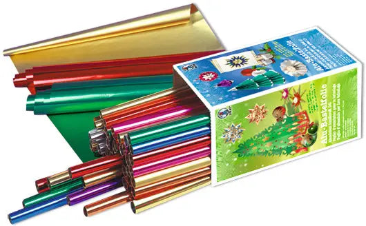 URSUS Bastelfolie Alu 50x80cm 4432199 90g, ass. Idealshop