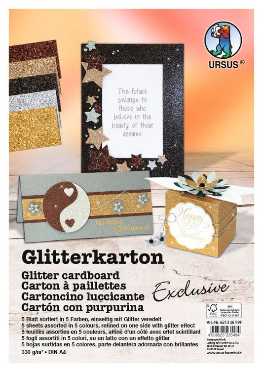 URSUS     Fotokarton Exklusive        A4 Idealshop