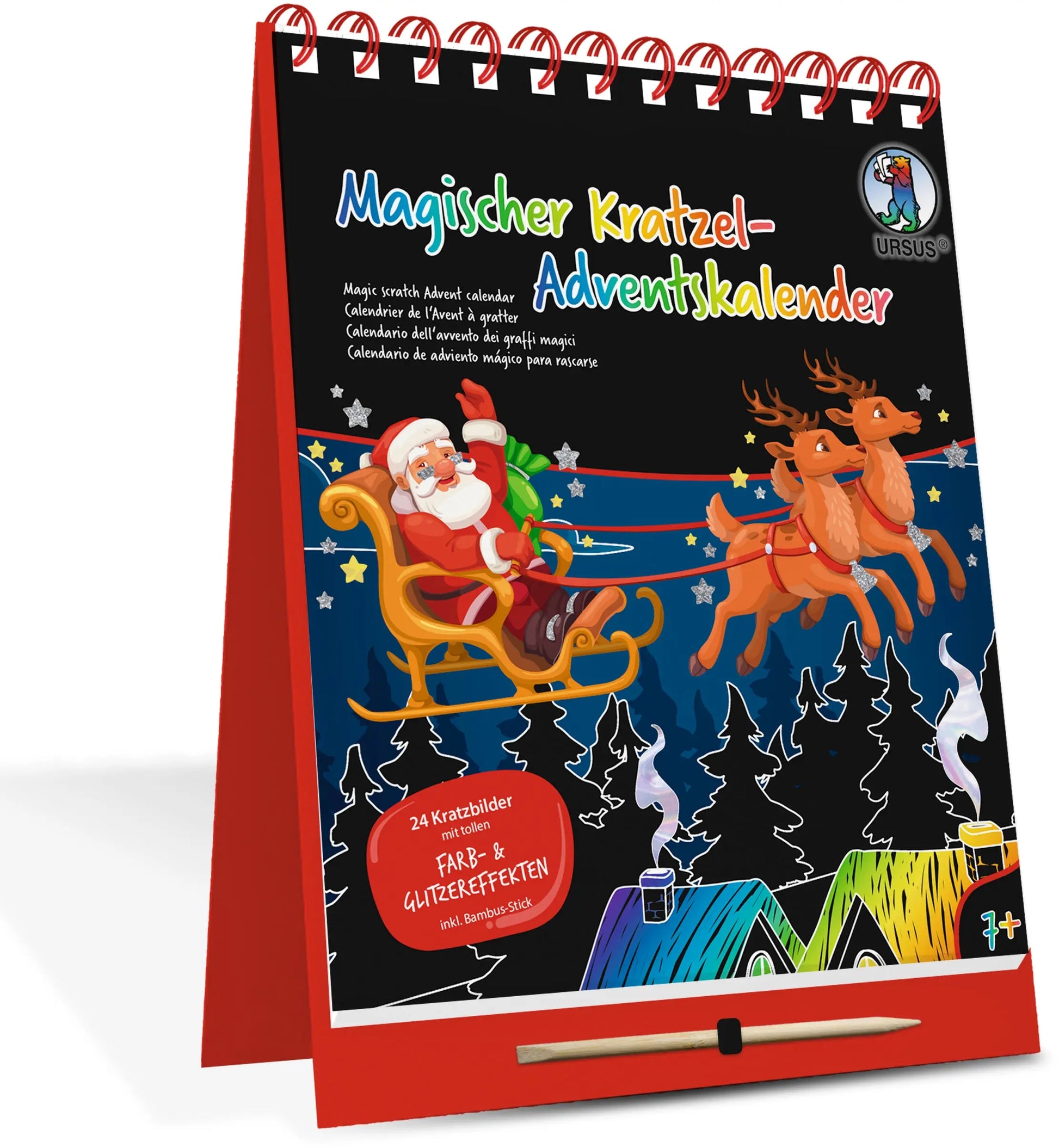 URSUS Kratzel-Adventskalender 24890000F Idealshop