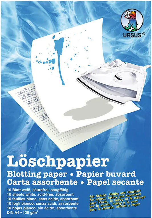 URSUS Löschpapier A4 3974600 135g, weiss 10 Blatt Idealshop