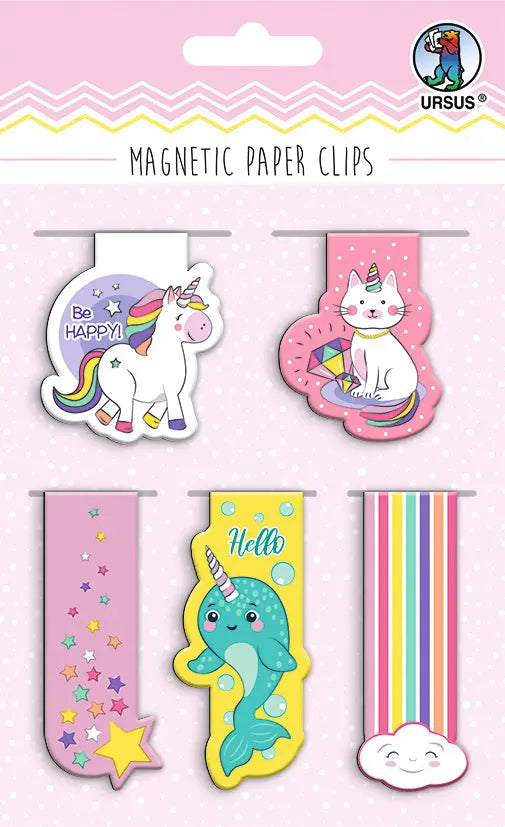 URSUS Magnetic Paper Clips Magic 43000003 4.5-6.5cm 5 Stück Idealshop