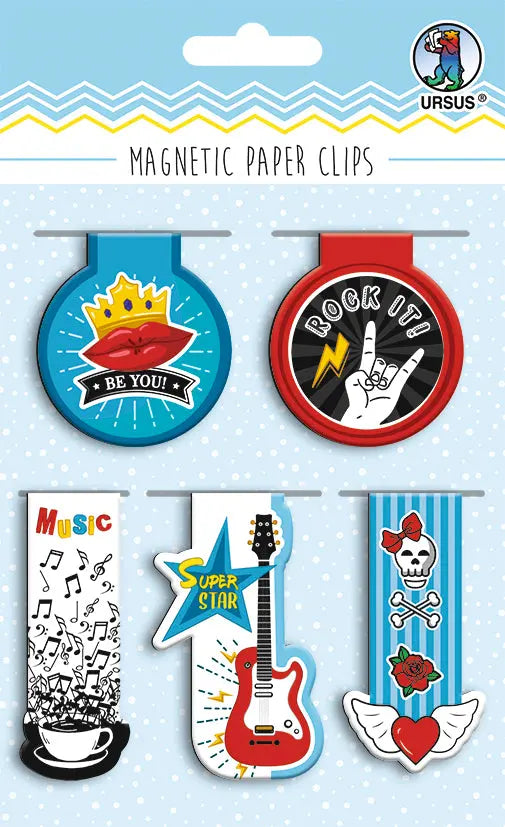 URSUS     Magnetic Paper Clips Rockstar Idealshop