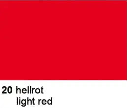 URSUS Seidenpapier 50x70cm 4652220 hellrot 25 Bogen Idealshop
