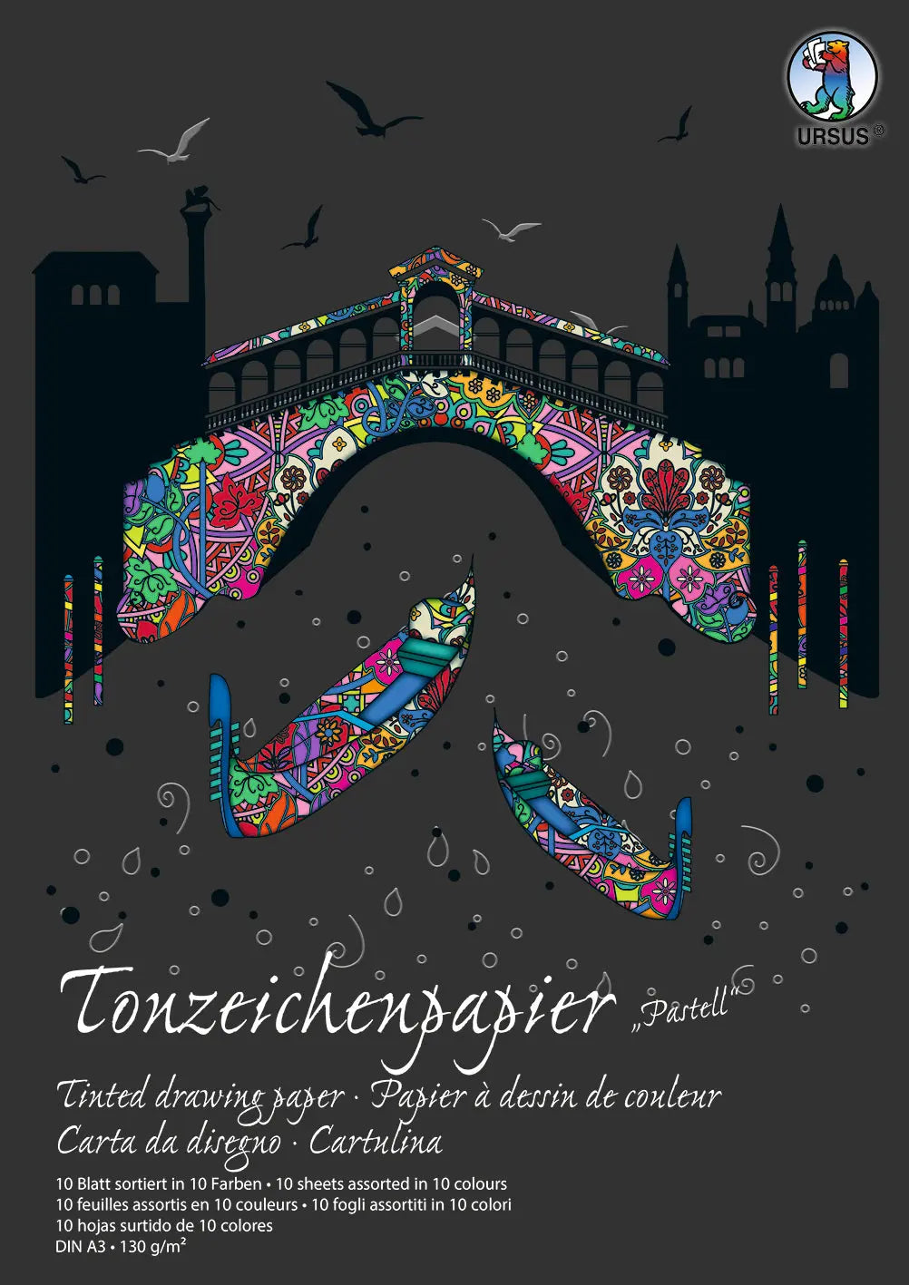 URSUS     Tonzeichen-Block            A3 Idealshop
