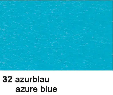 URSUS Tonzeichenpapier 50x70cm 2232232 130g, azurblau Idealshop