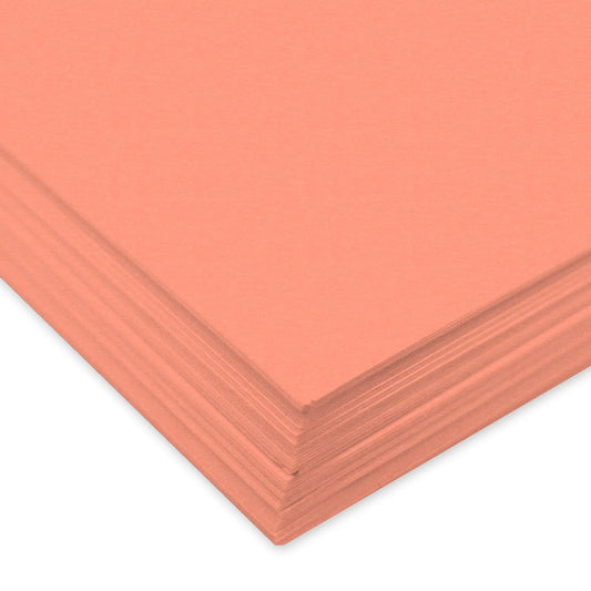 URSUS Tonzeichenpapier A4 2174642 130g, koralle 100 Blatt Idealshop