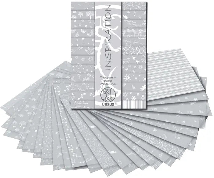 URSUS Transparentpapier A4 51194699 White Line ass. 24 Blatt Idealshop