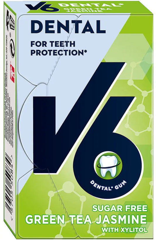 V6 Dental Green Tea Jasmine 4046 1x24g Idealshop