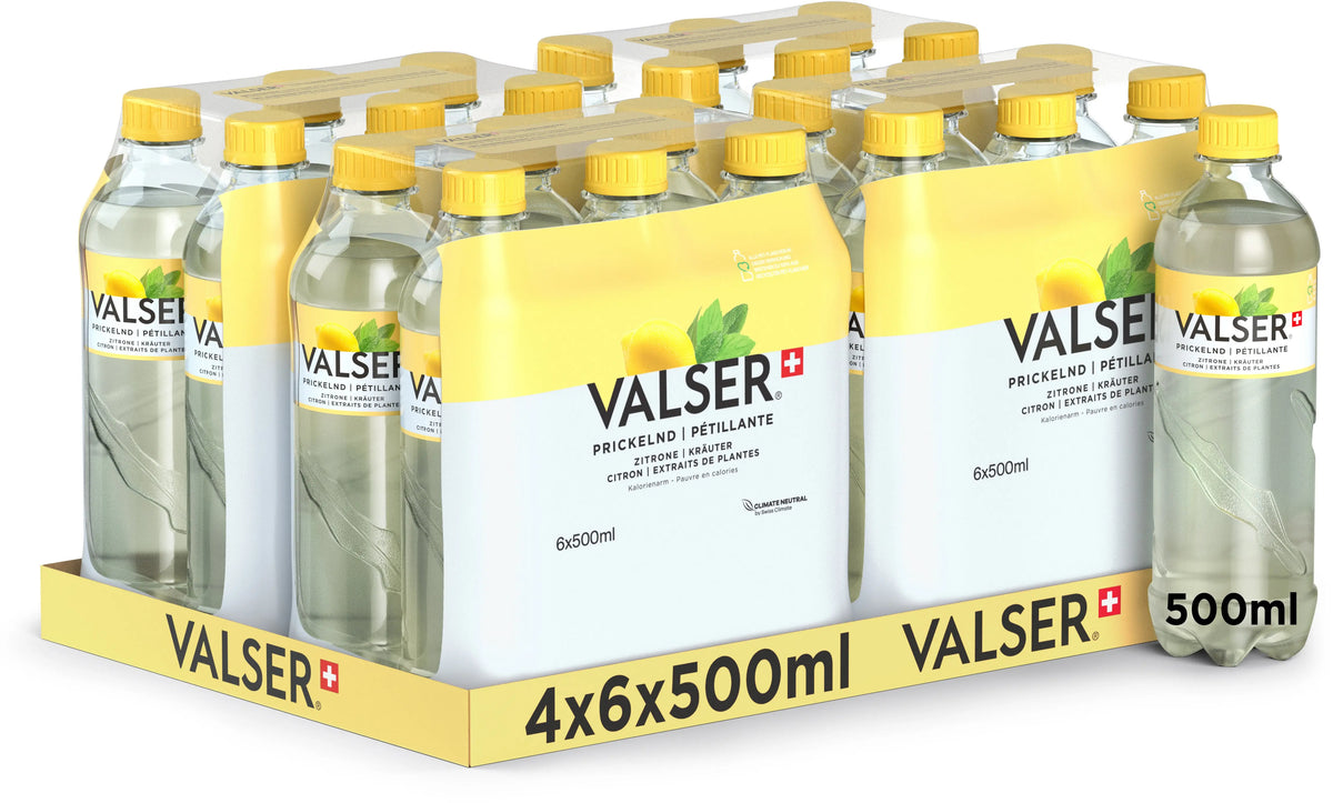 VALSER Zitrone & Kräuter 364901 4x6x50cl Idealshop