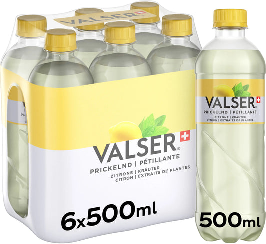 VALSER Zitrone & Kräuter 364901 50cl, 6 Stk. Idealshop