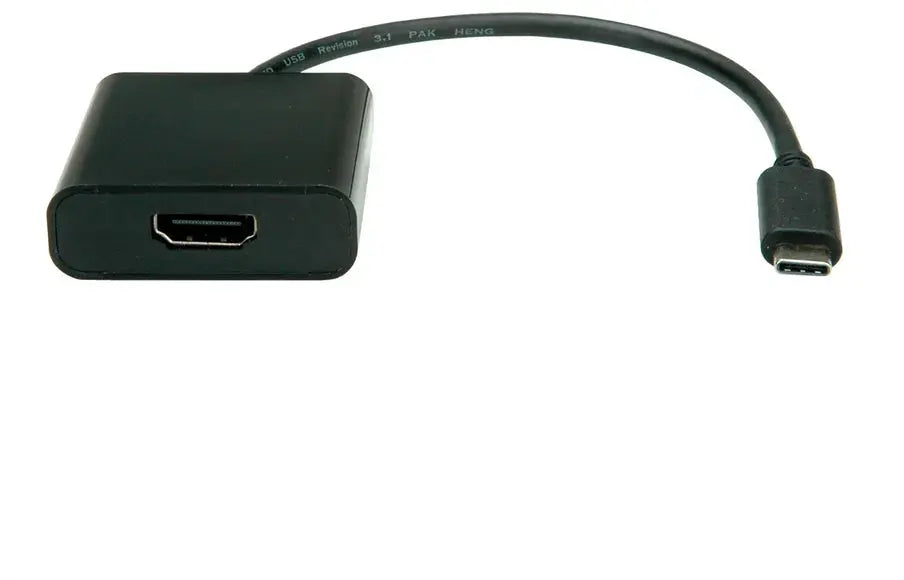 VALUE USB-C 3.1 - HDMI Adapter 12.99.3211 Black, ST/BU, 2160p, 10cm Idealshop