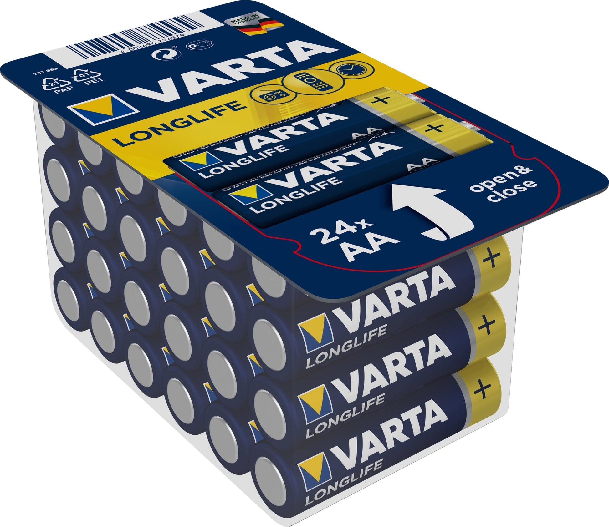 VARTA Longlife 4106301124 AA/LR06 24 Stück Idealshop