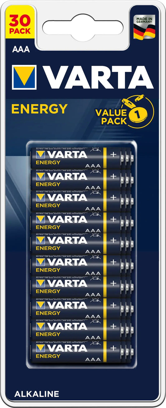 VARTA Batterie 4103229630 Energy, AAA/LR03, 30 Stück Idealshop