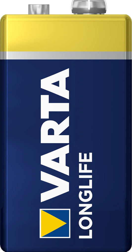 VARTA Batterie 4122101411 Longlife, 9V/LR61, 1 Stück Idealshop