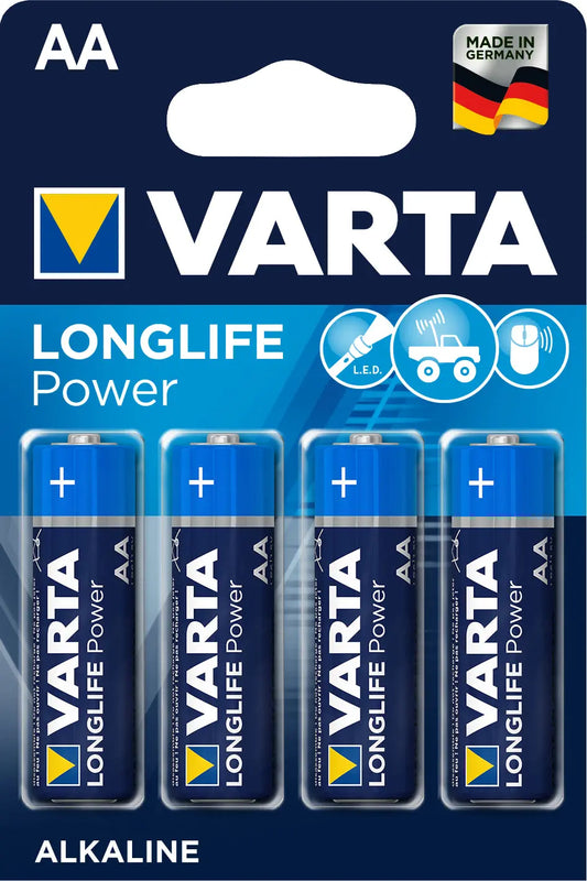 VARTA Batterie Longlife Power 04906 121 414 AA/LR06, 4 Stück Idealshop