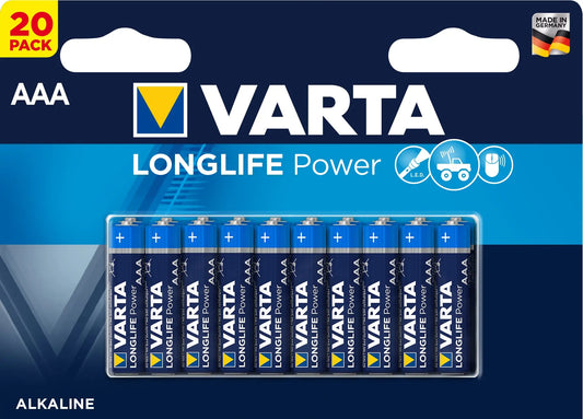 VARTA Batterie Longlife Power 4903121420 AAA/LR03, 20 Stück Idealshop