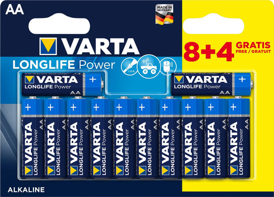 VARTA Batterie Longlife Power 4906121472 AA/LR06, 12 Stück Idealshop