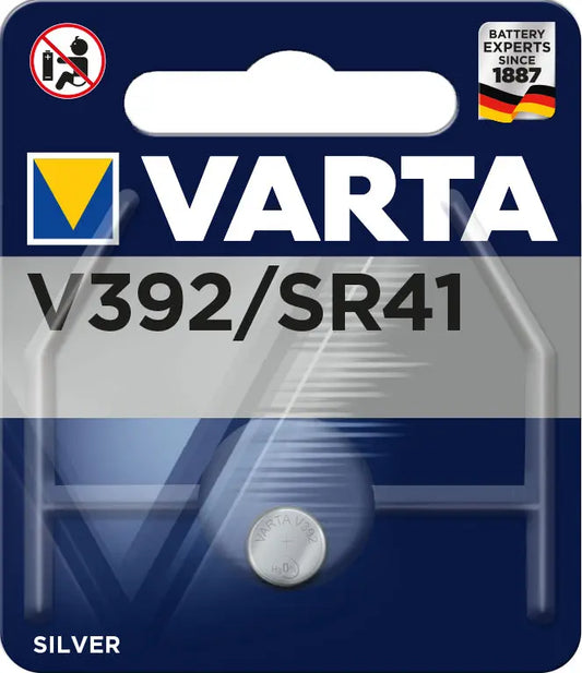 VARTA Knopfzelle 392101401 V392/SR41, 1 Stück Idealshop