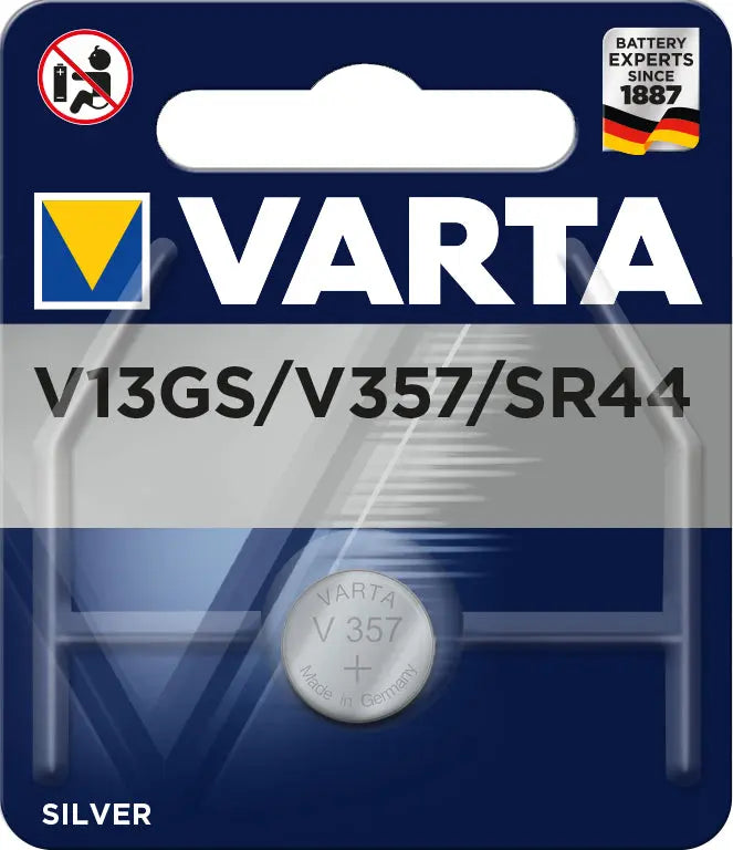 VARTA Knopfzelle 4176101401 V13GS/SR44, 1 Stück Idealshop