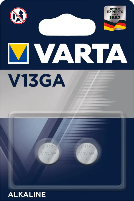 VARTA Knopfzelle 4276101402 V13GA, 2 Stück Idealshop