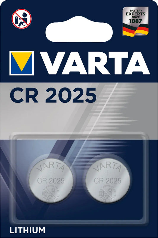 VARTA Knopfzelle 6025101402 CR2025, 2 Stück Idealshop