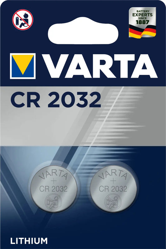 VARTA Knopfzelle 6032101402 CR2032, 2 Stück Idealshop