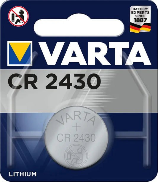 VARTA Knopfzelle 6430101401 CR2430, 1 Stück Idealshop