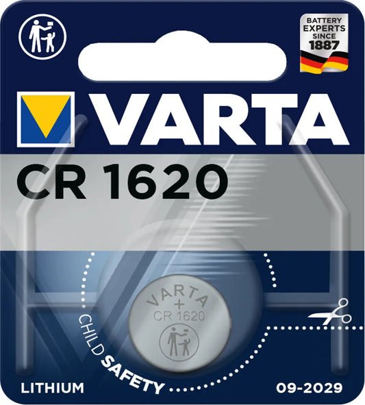 VARTA Knopfzelle 6620101401 CR1620, 1 Stück Idealshop