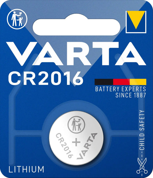 VARTA Knopfzelle Lith. CR2016,3V 6016101401 90 mAh 1 Stück Idealshop