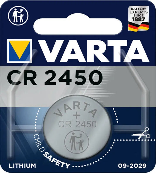 VARTA Knopfzelle Lithium CR2450,3V 6450101401 560 mAh 1 Stück Idealshop