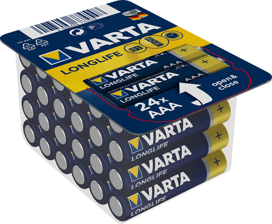 VARTA Longlife 4103301124 AAA/LR03, 24 Stück Idealshop