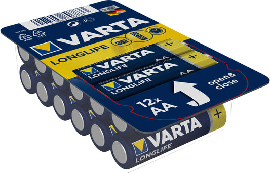 VARTA Longlife 4106301112 AA/LR06, 12 Stück Idealshop