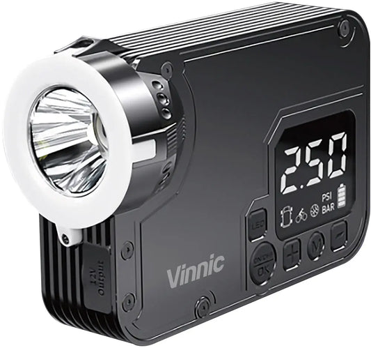 VINNIC 3 in 1 Jumpstarter Air Pump VPCA-A9BK Black Idealshop