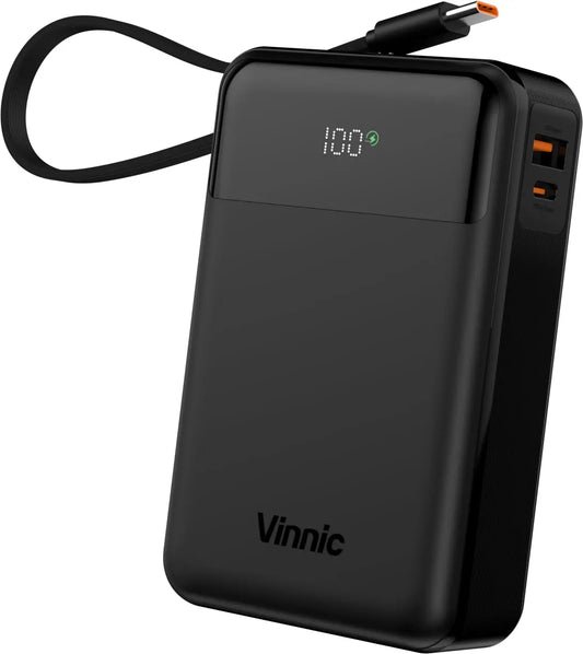 VINNIC DAMAVAND 2 PB,65W VPPB-HV65WG1-20BK PD, 20k mAh,Built-in-Cables Idealshop