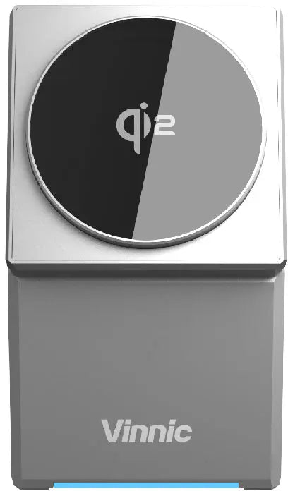 VINNIC OWL PEAK 3-IN-1 Char.Dock VPPD-31WSCG2-SL Qi2, Swivel Mount Idealshop